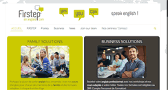 Desktop Screenshot of firstepenanglais.com